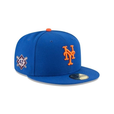 Blue New York Mets Hat - New Era MLB Jackie Robinson Day 59FIFTY Fitted Caps USA5986047